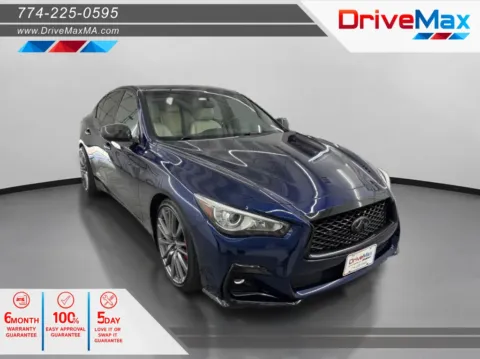 Blue 2021 INFINITI Q50 RED SPORT 400 Sedan 4D for sale in West Bridgewater, MA