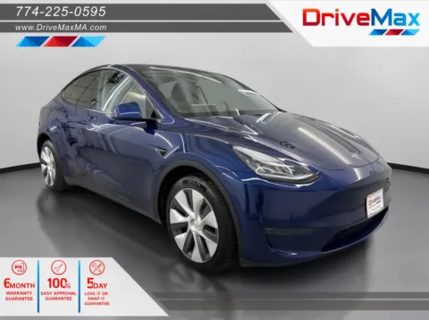Blue 2023 Tesla Model Y Long Range Sport Utility 4D for sale in West Bridgewater, MA