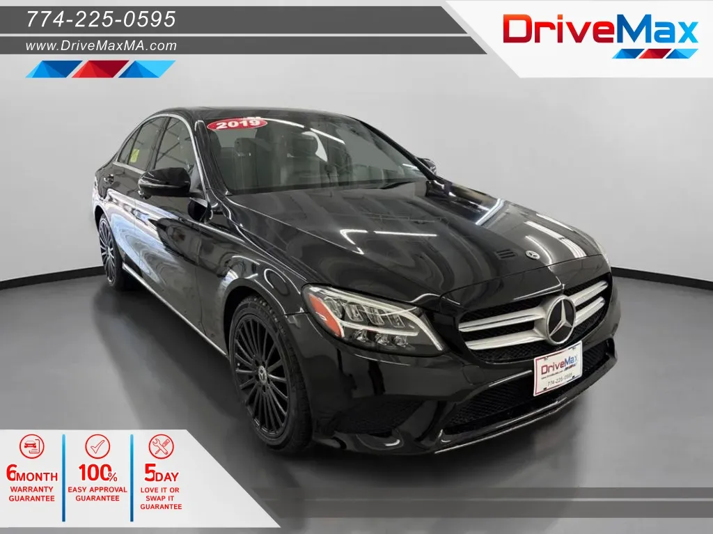 Black 2019 Mercedes-Benz C-Class C 300 Sedan 4D for sale in West Bridgewater, MA