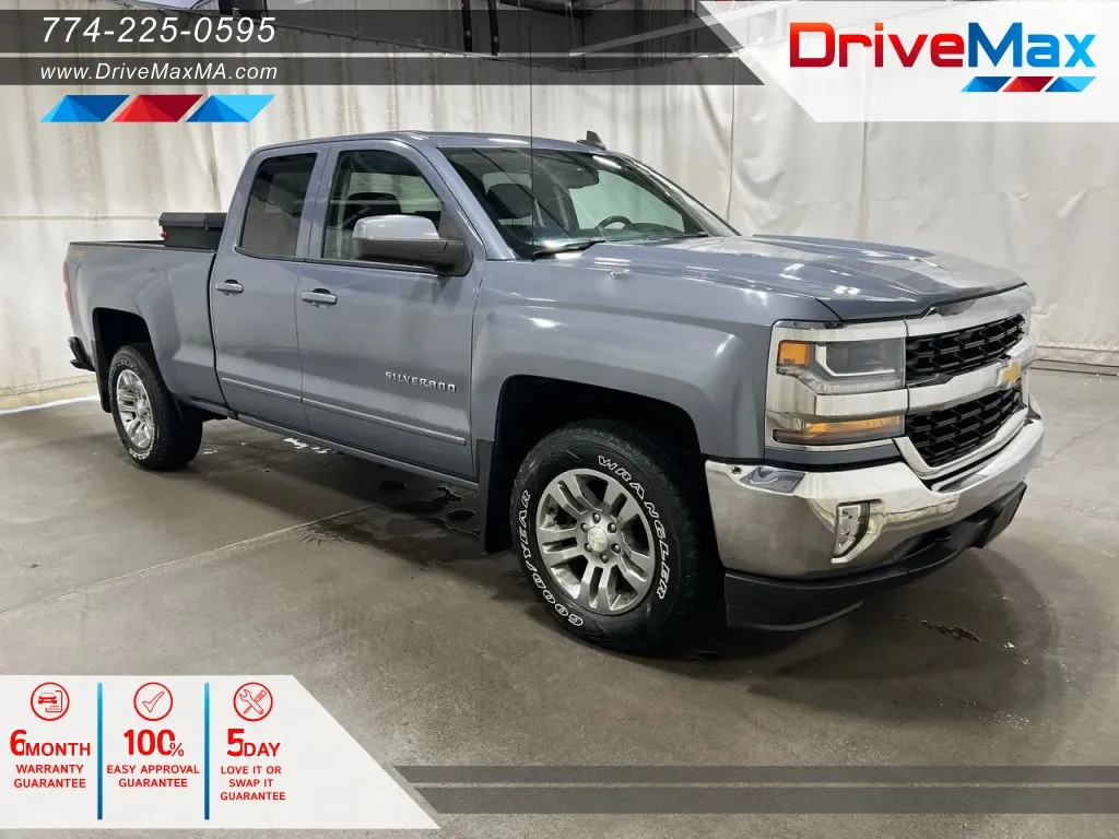 Blue 2016 Chevrolet Silverado 1500 Double Cab LT Pickup 4D 6 1/2 ft for sale in West Bridgewater, MA