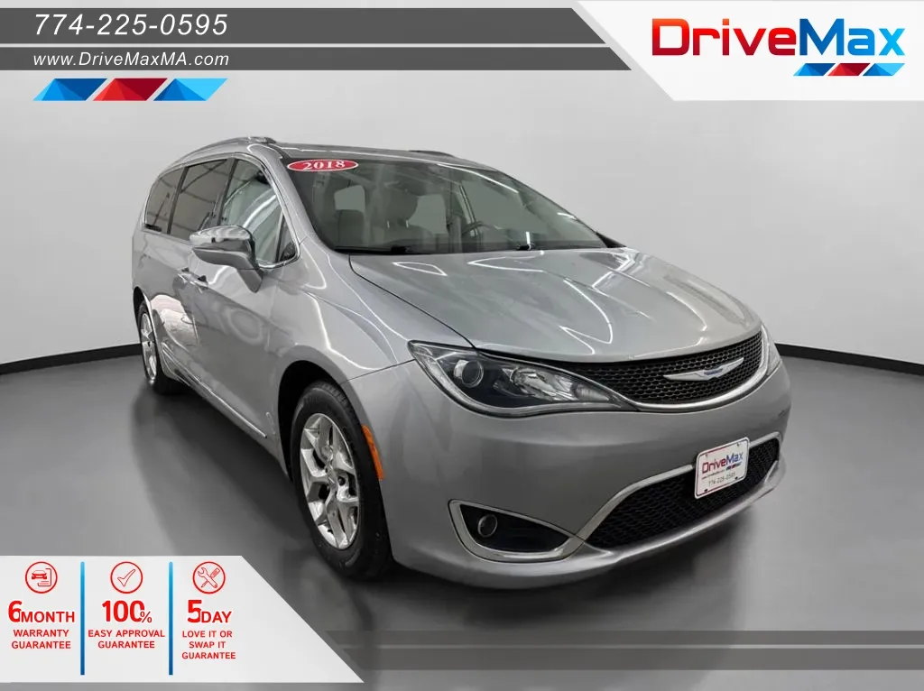 Silver 2018 Chrysler Pacifica Limited Minivan 4D for sale in West Bridgewater, MA