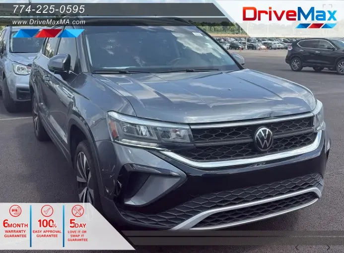 Gray 2023 Volkswagen Taos SE Sport Utility 4D for sale in West Bridgewater, MA