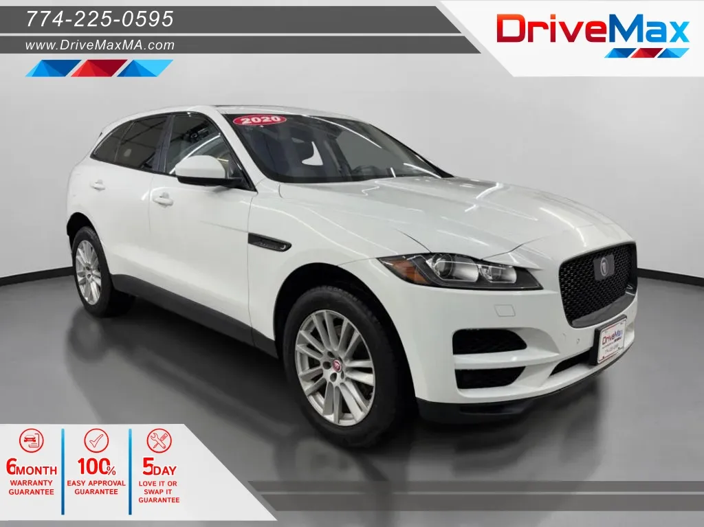 White 2020 Jaguar F-PACE 30t Prestige Sport Utility 4D for sale in West Bridgewater, MA