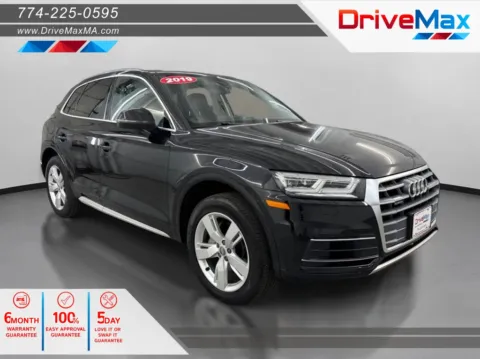Black 2019 Audi Q5 Premium Plus Sport Utility 4D for sale in West Bridgewater, MA