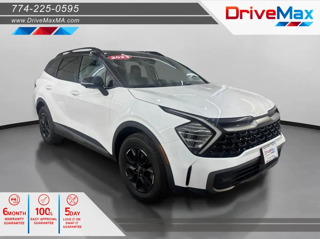 White 2023 Kia Sportage X-Pro Prestige Sport Utility 4D for sale in West Bridgewater, MA