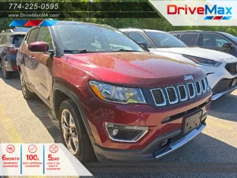 Red 2021 Jeep Compass Limited Sport Utility 4D for sale in West Bridgewater, MA