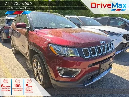 Red 2021 Jeep Compass Limited Sport Utility 4D for sale in West Bridgewater, MA