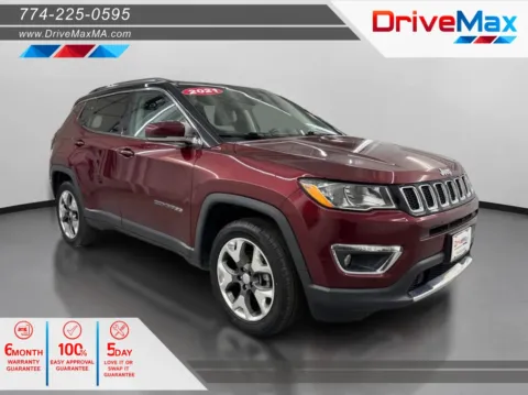Red 2021 Jeep Compass Limited Sport Utility 4D for sale in West Bridgewater, MA