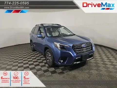 Blue 2023 Subaru Forester Premium Sport Utility 4D for sale in West Bridgewater, MA