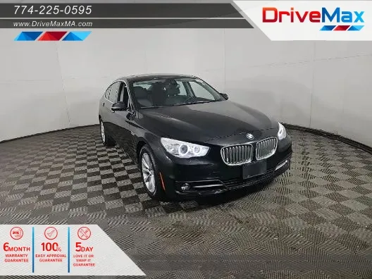 Black 2017 BMW 5 Series 550i Gran Turismo xDrive Sedan 4D for sale in West Bridgewater, MA