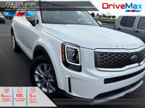 White 2020 Kia Telluride LX Sport Utility 4D for sale in West Bridgewater, MA