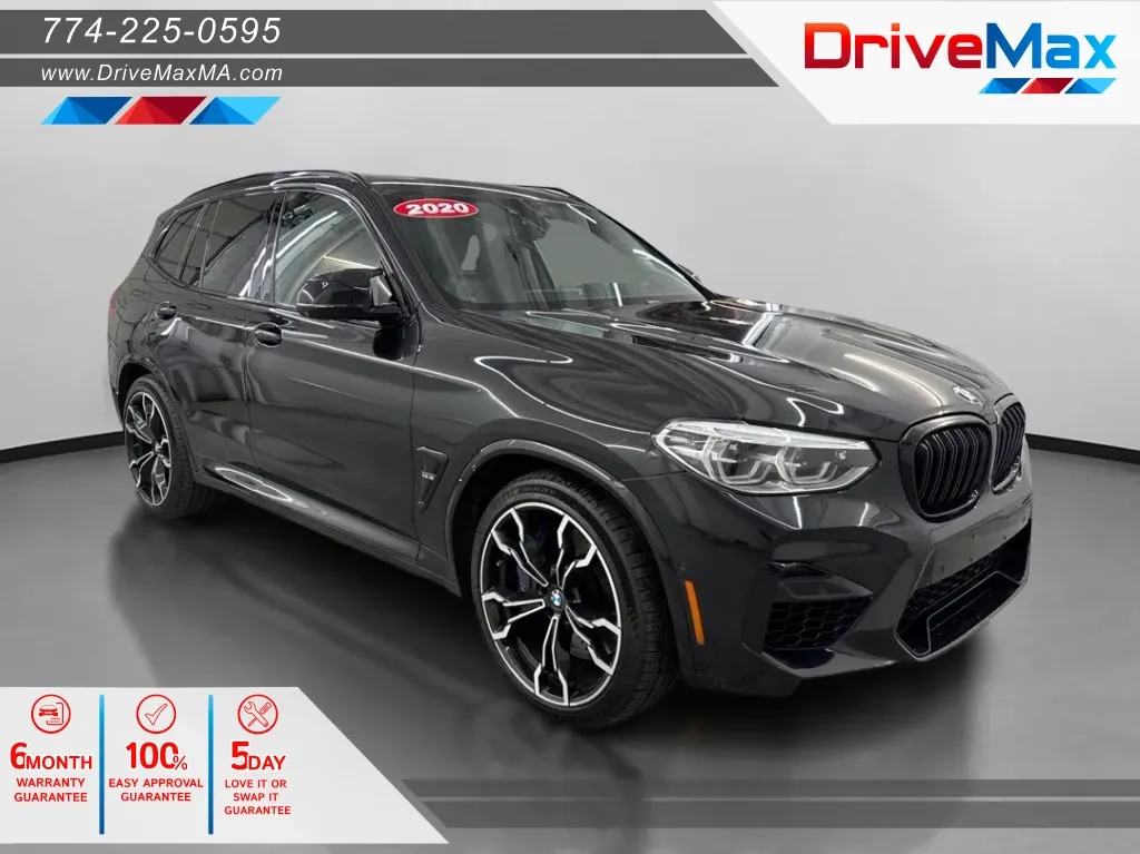 Black 2020 BMW X3 M Competition Sport Utility 4D for sale in West Bridgewater, MA