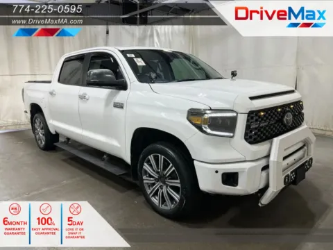 White 2020 Toyota Tundra CrewMax Platinum Pickup 4D 5 1/2 ft for sale in West Bridgewater, MA
