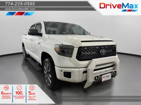 White 2020 Toyota Tundra CrewMax Platinum Pickup 4D 5 1/2 ft for sale in West Bridgewater, MA
