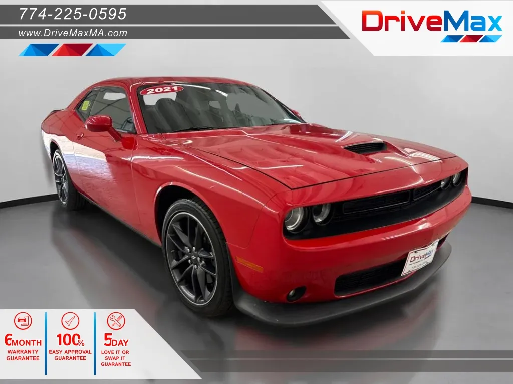 Red 2021 Dodge Challenger GT Coupe 2D for sale in West Bridgewater, MA