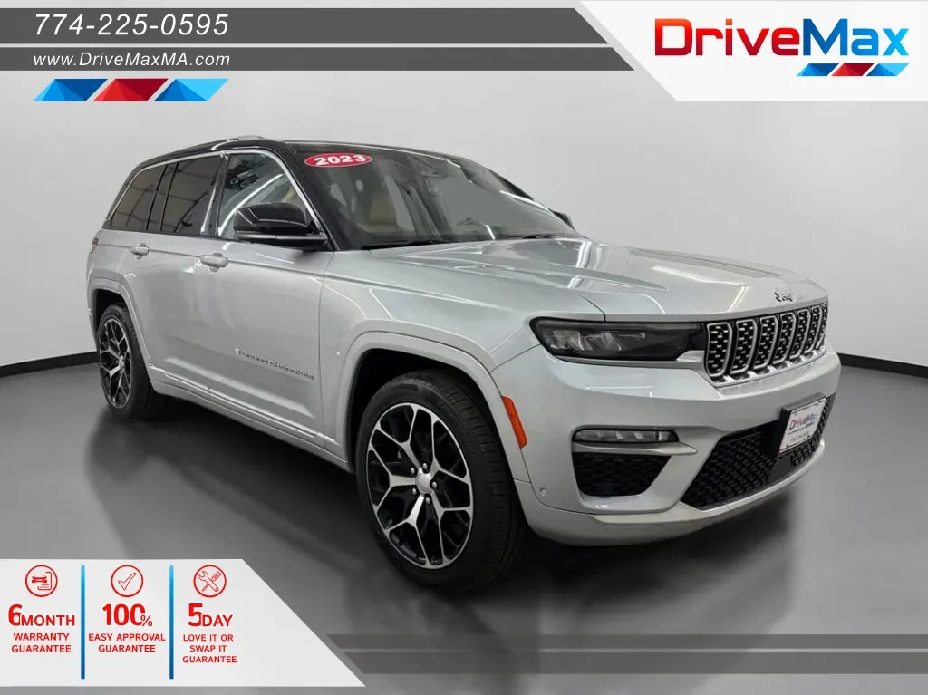 Silver 2023 Jeep Grand Cherokee Summit Reserve Sport Utility 4D for sale in West Bridgewater, MA