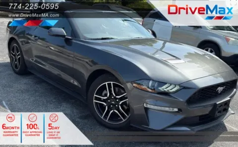 Gray 2020 Ford Mustang EcoBoost Premium Convertible 2D for sale in West Bridgewater, MA