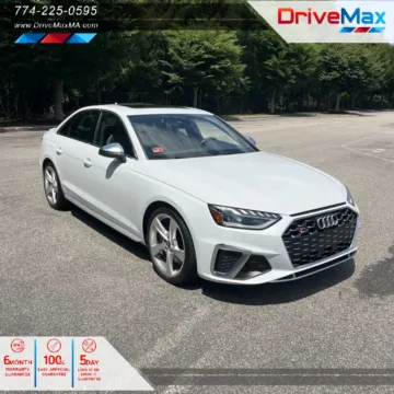 White 2020 Audi S4 Premium Plus Sedan 4D for sale in West Bridgewater, MA