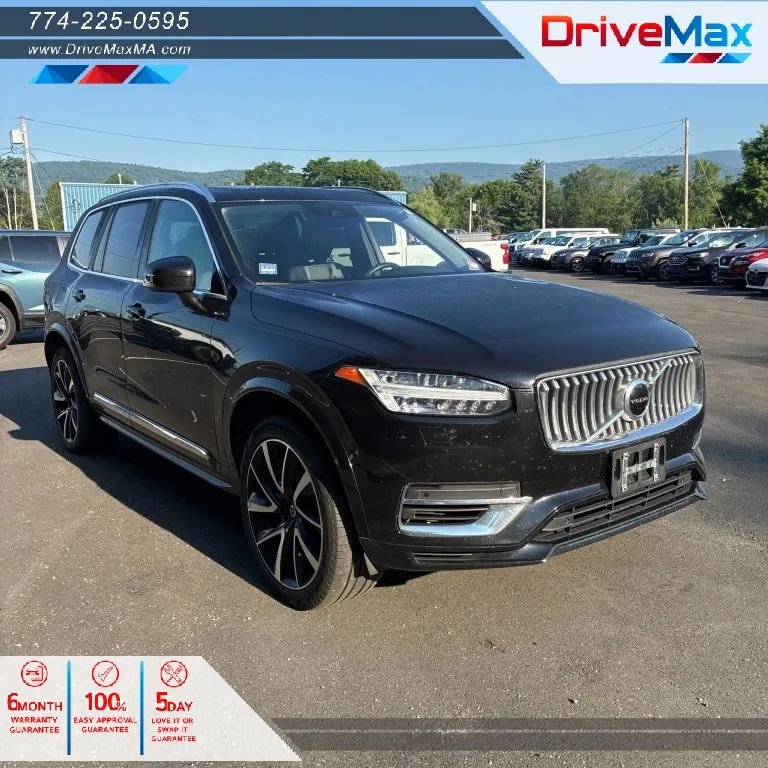 Black 2022 Volvo XC90 T8 Inscription Expression Recharge Extended Range Plug-in Hybrid Sport Util for sale in West Bridgewater, MA