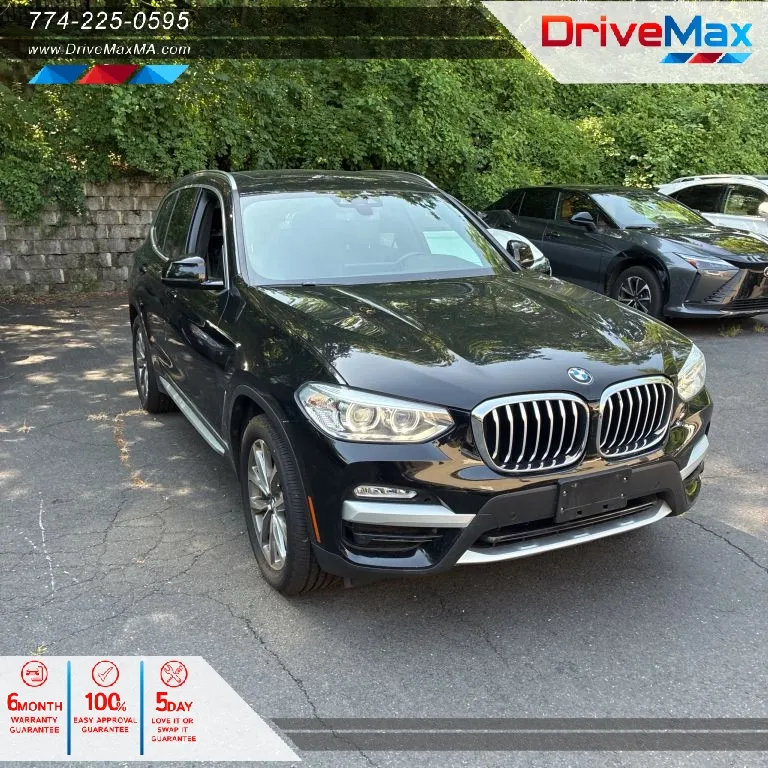 Black 2019 BMW X3 xDrive30i Sport Utility 4D for sale in West Bridgewater, MA