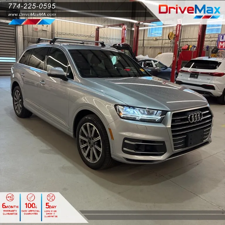 Silver 2018 Audi Q7 3.0T Premium Plus Sport Utility 4D for sale in West Bridgewater, MA