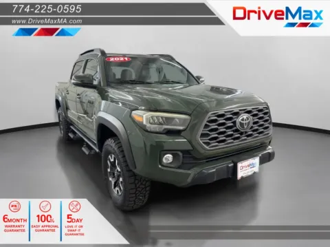 Green 2021 Toyota Tacoma Double Cab TRD Off-Road Pickup 4D 5 ft for sale in West Bridgewater, MA