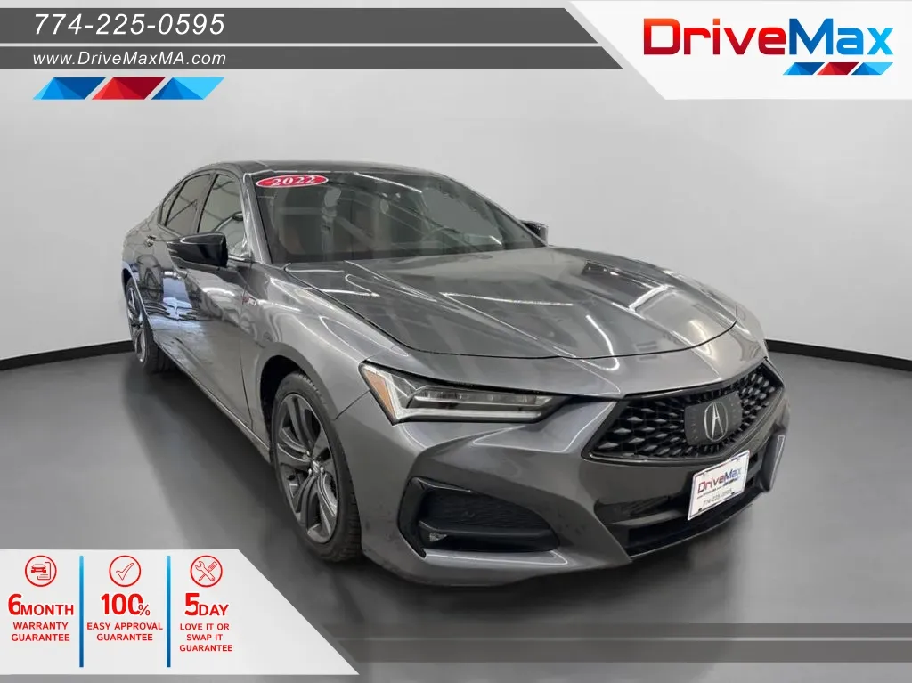 Gray 2022 Acura TLX 2.0 w/A-Spec Pkg Sedan 4D for sale in West Bridgewater, MA