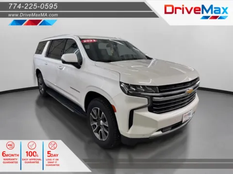 White 2023 Chevrolet Suburban LT Sport Utility 4D for sale in West Bridgewater, MA
