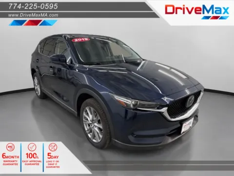 Blue 2019 MAZDA CX-5 Grand Touring Sport Utility 4D for sale in West Bridgewater, MA