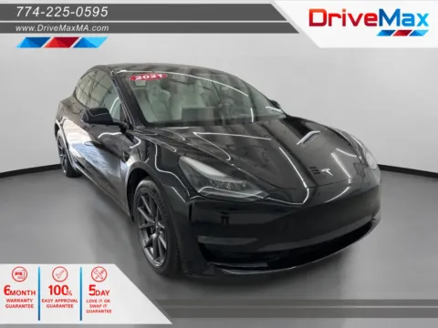 Black 2021 Tesla Model 3 Long Range Sedan 4D for sale in West Bridgewater, MA