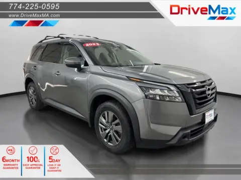 Gray 2023 Nissan Pathfinder SV Sport Utility 4D for sale in West Bridgewater, MA