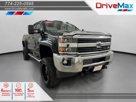 Black 2015 Chevrolet Silverado 2500 HD Double Cab LT Pickup 4D 6 1/2 ft for sale in West Bridgewater, MA