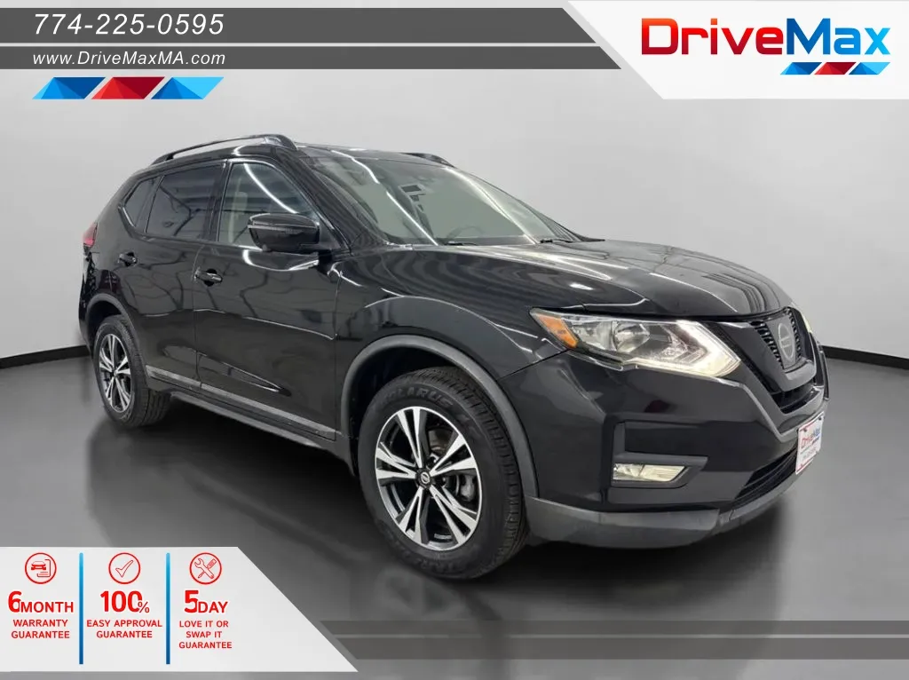 Black 2017 Nissan Rogue SL (2017.5) Sport Utility 4D for sale in West Bridgewater, MA