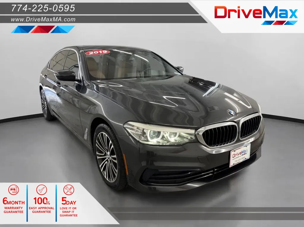 Gray 2019 BMW 5 Series 530i xDrive Sedan 4D for sale in West Bridgewater, MA