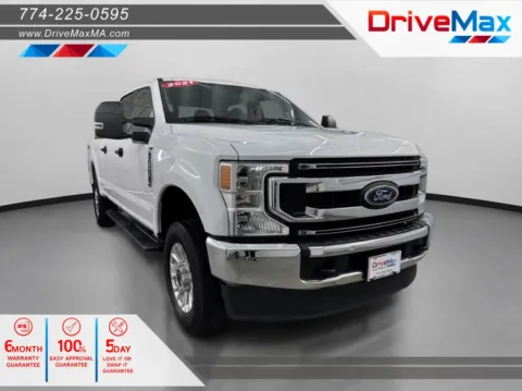 White 2021 Ford F250 Super Duty Crew Cab XLT Pickup 4D 6 3/4 ft for sale in West Bridgewater, MA