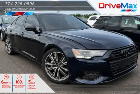 Blue 2023 Audi A6 45 TFSI Premium Sedan 4D for sale in West Bridgewater, MA