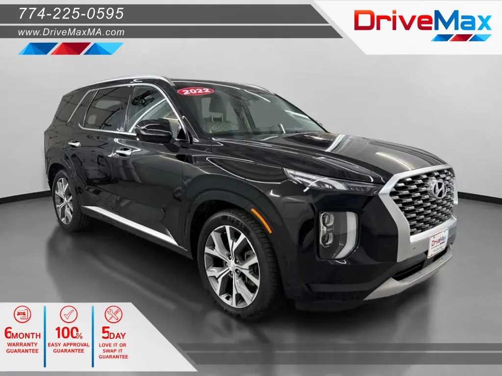 Black 2022 Hyundai Palisade Limited Sport Utility 4D for sale in West Bridgewater, MA