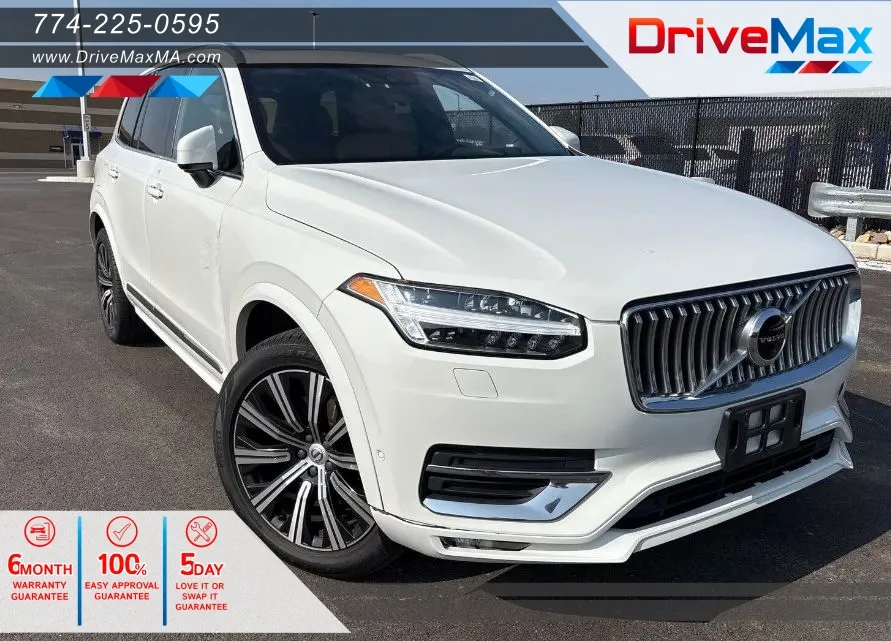 White 2021 Volvo XC90 T6 Inscription Sport Utility 4D for sale in West Bridgewater, MA