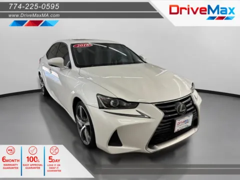 White 2018 Lexus IS 300 Sedan 4D for sale in West Bridgewater, MA