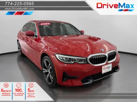 Red 2020 BMW 3 Series 330i xDrive Sedan 4D for sale in West Bridgewater, MA