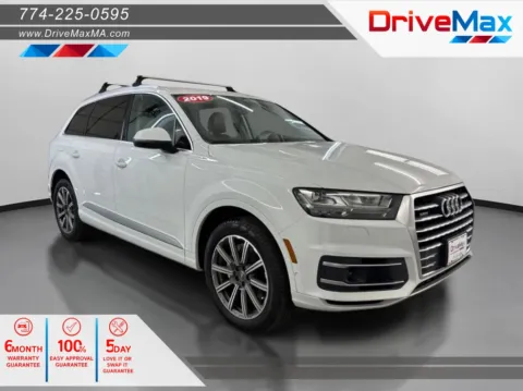 White 2019 Audi Q7 55 TFSI Premium Plus Sport Utility 4D for sale in West Bridgewater, MA