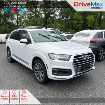 White 2019 Audi Q7 55 TFSI Premium Plus Sport Utility 4D for sale in West Bridgewater, MA