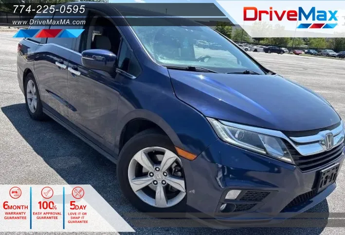 Blue 2019 Honda Odyssey EX-L Minivan 4D for sale in West Bridgewater, MA
