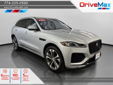 Silver 2021 Jaguar F-PACE P400 R-Dynamic S Sport Utility 4D for sale in West Bridgewater, MA