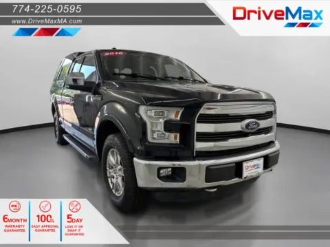 Black 2016 Ford F-150 Super Cab Lariat Pickup 4D 6 1/2 ft for sale in West Bridgewater, MA