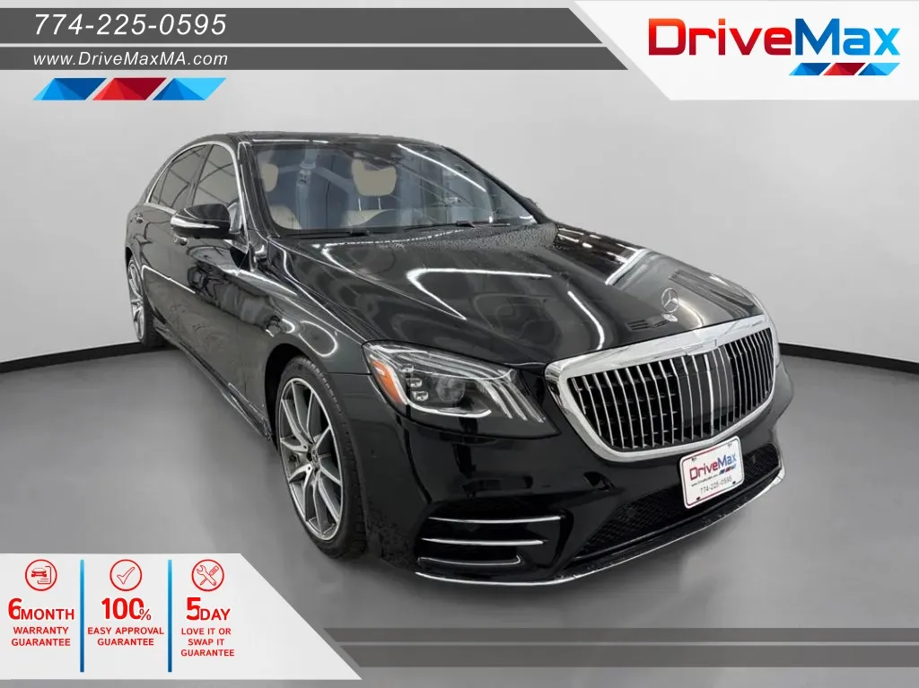 Black 2019 Mercedes-Benz S-Class S 560 4MATIC Sedan 4D for sale in West Bridgewater, MA