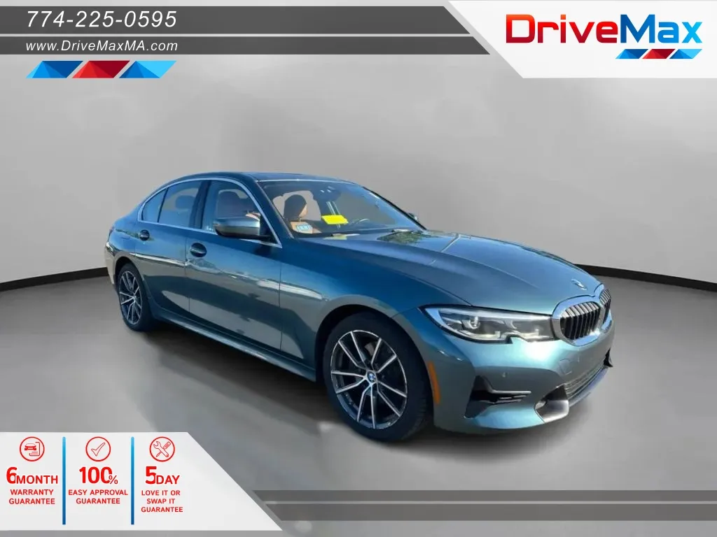 Blue 2020 BMW 3 Series 330i xDrive Sedan 4D for sale in West Bridgewater, MA