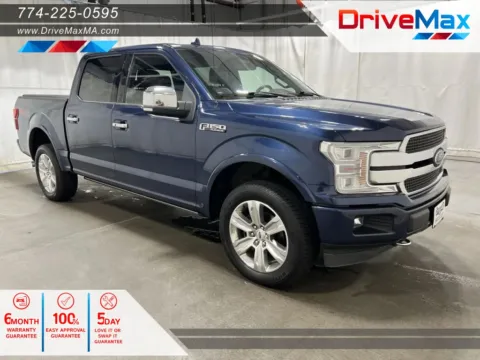Blue 2020 Ford F-150 SuperCrew Cab Platinum Pickup 4D 5 1/2 ft for sale in West Bridgewater, MA