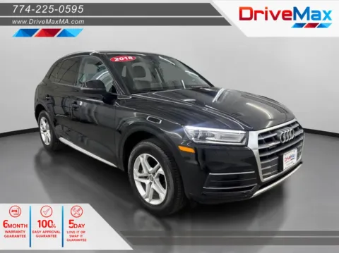 Black 2018 Audi Q5 Premium w/Technology Value Pkg Sport Utility 4D for sale in West Bridgewater, MA