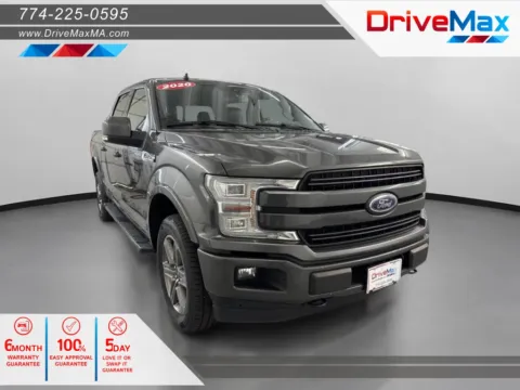 Gray 2020 Ford F-150 SuperCrew Cab Lariat Pickup 4D 5 1/2 ft for sale in West Bridgewater, MA